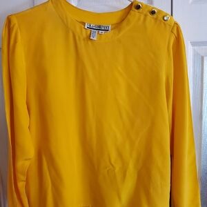 Ladies Yellow Blouse S 10